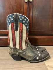 Dan Post DP3586 Women’s Stars & Stripes Western Cowboy Boots US 9.5