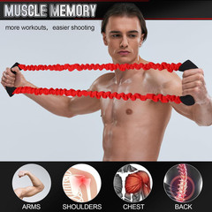 3 Pcs Archery Bow Strength Trainer 30 40 50 Lbs Arm Strength Exercise Band Rubbe
