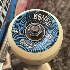 Welcome Chris Miller Complete Skateboard Titanium Indy 159 Bones Swiss Ceramics