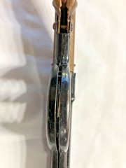 Vintage Antique MARX Wood Metal Pop Cork Gun Rifle Made in Great Britain
