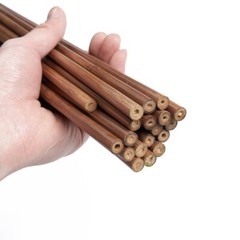 100pcs Archery 33in/84cm 50-55lbs Bamboo Shafts DIY Arrows with Spine Rate Shoot