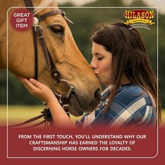 C-P200 Hilason Western Wool Felt Gel Horse Saddle Pad Top Suede Leather Brown