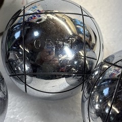 Vintage OBUT Bocce Ball La Boules “Match 700”. S34. 73mm 700 Poids