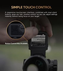 INFITAC ATP13 Compact Thermal Scope for Airsoft, Red Dot-Sized Thermal Sight …