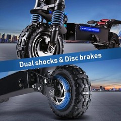 T88 Dual Motor 2800W 60V 27AH Scooter Electric Adult 50 MPH With Seat Folding