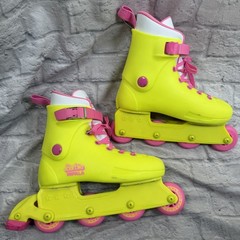 Barbie Movie Impala Rollerblades Womens Size 8 Mens 6 Heel Break Inline Skates