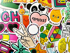 10-100 Wholesome Cute Sticker Pack Good Vibes Kids Teens Girls Boys