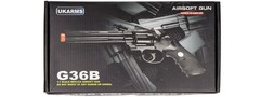 Ukarms G36B 357 Magnum Revolver Full Spring Airsoft Pistol Hand Gun W/ Shells 6m