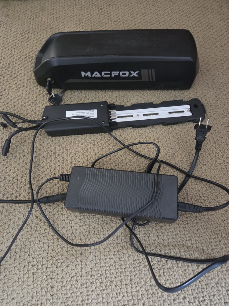 Macfox M20x B-attery 4 Pin Version 48v 10.4ah 500 Miles Used 2a Charging Include