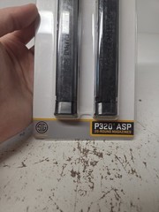Sig Sauer P320 ASP Air Pistol .177 Cal Pellet 20-Round Magazine x2 – AMPC-177-20