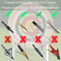 Sustainable Archery Target 19.7 Inch Made of Straw for Eco Conscious Shooters