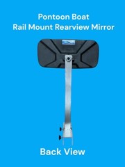 Pontoon Boat 12″ Rail Mount Rearview Mirror
