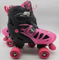 Roller Derby Energy Flex Kids Girls Roller Skates Pink Black Size 3-6 Adjus…28