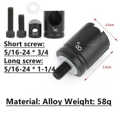 Archery Quick Disconnect 0 5 8 10 Degree Compound Bow Stabilizer Adapter Joint