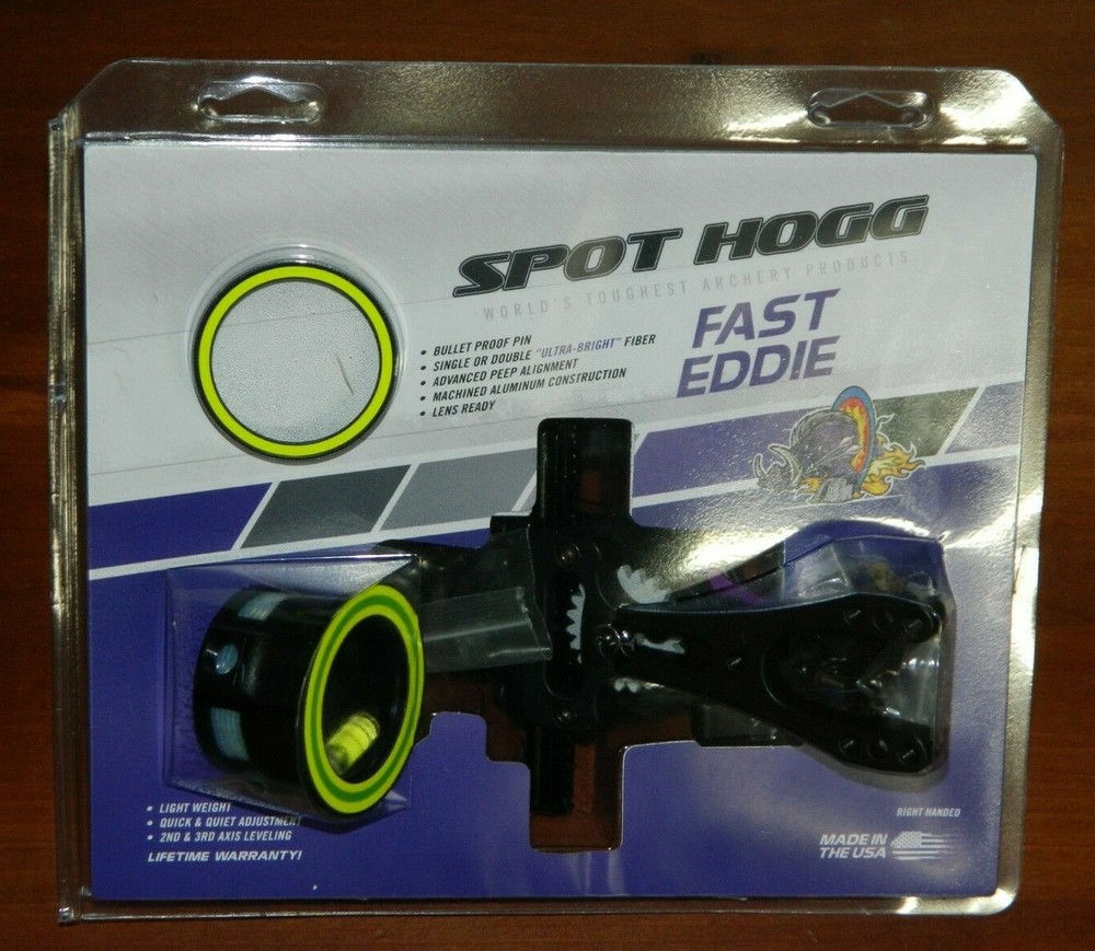 NEW Spot Hogg Fast Eddie MRT Double Pin Bow Sight- Right Handed, .010 – 2 Pin