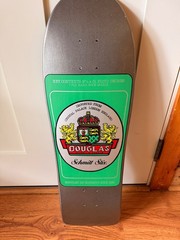 1988 Schmitt Stix Steve Douglas Beer Label Skateboard Deck NOT NOS Vintage Rare