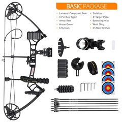 PANDARUS Youth Archery Ready to Hunt Compound Bow Handed Black)