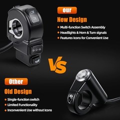Headlight ON/Off Switch Electric Dirt Bike Switch Assembly for Talaria Sting