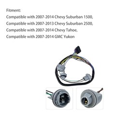 Rear Tail Light Lamp Wiring Harness Socket 22787445 Compatible with Chevy