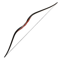 60″ Archery Traditional Longbow Recurve Bow Wooden 30-50LBS for Outdoor Hunting