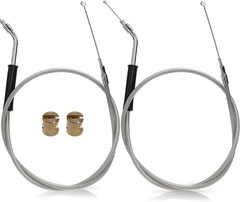 45.26″ Throttle Idle Cable Set for Harley 2000-2006 Touring Road Street Electra