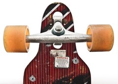 USED 41″ Sector 9 Skull Longboard Complete Gullwing Drop-through 74mm Nineballs