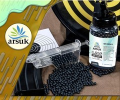 Arsuk Biodegradable Airsoft BBS 6mm White 0.20g Seamless BB Pellets for Targets