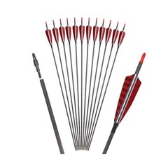Elong 6/12PCS 30″ Arrows for Compound Bows,Pure Carbon Hunting Arrows for Arc…