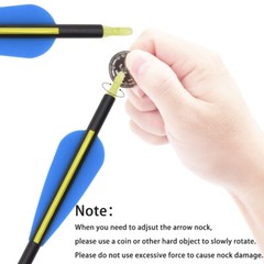 Mixed Carbon Arrow 30″ Archery Targeting Hunting Practice Arrows Power Shooting