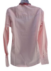 Royal Highness Equestrian Show Shirt Long Sleeve Pink Women’s Size 34 New NWT