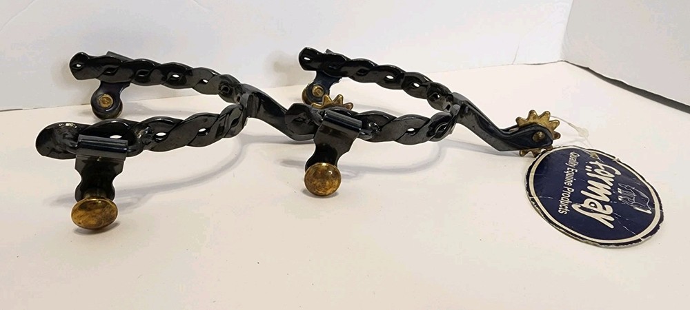 NWT Formay Equine Products Spurs Braided Design New With Tags