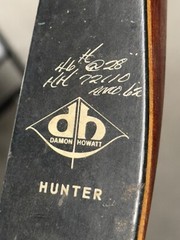 VTG Damon Howatt Hunter Recurve Bow 62” 46 @ 28” HH 72110 Black RH Archery READ