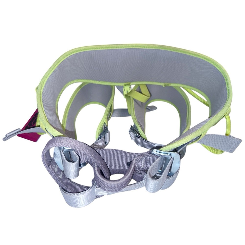 Petzl Corax Climbing Harness Size 2 Gray Green Adjustable ~ Unworn Or Used Once?
