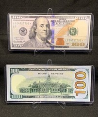 2009 SERIES $100 One Hundred Dollar (STICKER!) STAR NOTE (LG 04727792 ⭐️) READ!