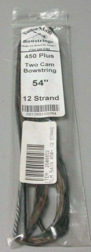 New TailorMaid Bowstring – 450 Plus – 2 Cam Bow String 54″ (in) 12 Strand
