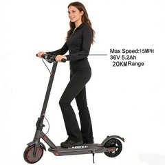 Ladped 8.5″ Foldable Electric Scooter 20KM Adult Folding E-Scooter 15mph