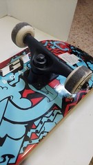 Vintage Avigo Extreme Skateboard 31 Inches Red and blue ~31 Inches