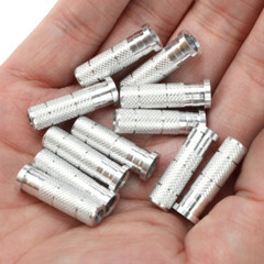 Aluminum Arrow Inserts ID6.2mm Carbon Fiberglass Archery Bow Shooting DIY Shaft