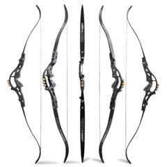ILF 62″ Recurve Bow 19» Riser Counterweight 30-60lbs Archery American Hunting