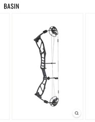 Elite Basin compound bow with accessories