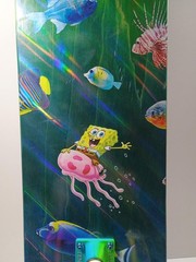 SANTA CRUZ SPONGEBOB 2019 HOLOFOIL SKATEBOARD (P13015362)