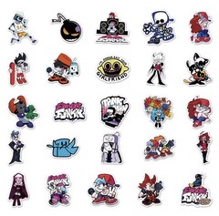 Friday Night Funkin Sticker Pack 50pcs FNF Vinyl Stickers Laptop FREE SHIPPING
