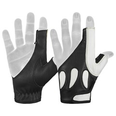 Italian Archery Bow Glove Left hand «Black, Brown , Dark Brown «