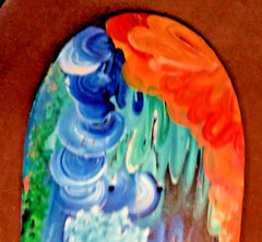 Landscape Painted Skateboard Deck Wall Art Paint Wall Art Not Signed