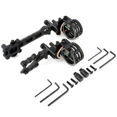 Archery Bow Sight 5-pin 0.019»Optical Fiber Micro Adjustment CNC Compound Bow