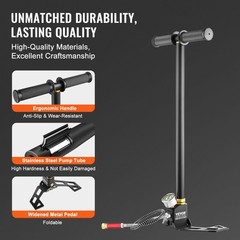 VEVOR 3 Stage PCP 4500PSI Air Gun Rifle Filling Stirrup Pump Hand Pump Pressure