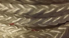 3/4″ x 50′ 12-Strand Braided Polyester Rope, Wire Pulling Line, Bull Rope