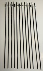 New Bloodsport Micro Diameter 12 Carbon Arrows .003 Straightness 400 Spine 31”