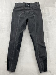 Ovation Riding Pants Ladies 26R Black Lda SoftFlex Classic Knee-Patch Breech