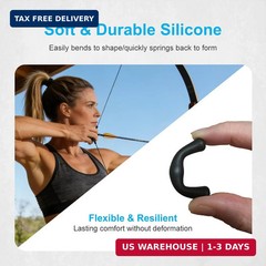 8-Set Archery Bowstring Finger Guard, Bow String Finger Savers, Recurve & Tradit